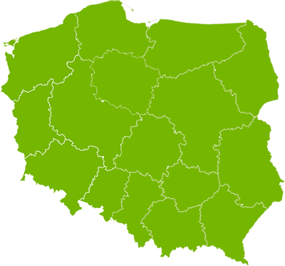 mapa polski